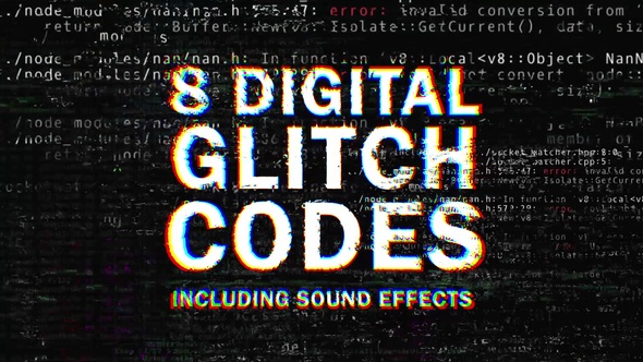8 Digital Glitch Codes