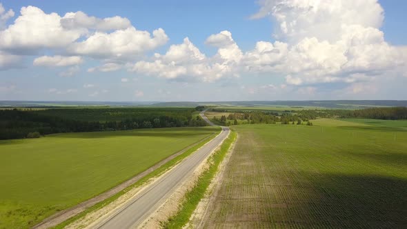 Car On The Road Summer Nature