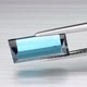 Natural London Blue Topaz Baguette Cut in the Turning Tweezers - VideoHive Item for Sale