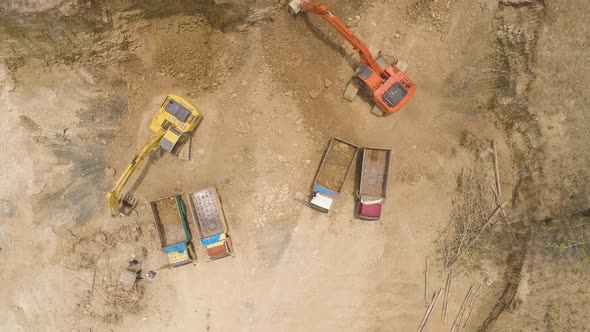 Construction Site in the Mountainside