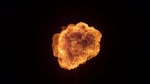 Fireball in slow motion; shot on Phantom Flex 4K at 1000 fps