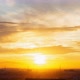 Time lapse sunset and beautiful twilight fluffy storm cloudy blue and yellow sky - VideoHive Item for Sale