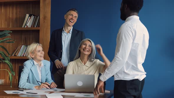 Employees in the office