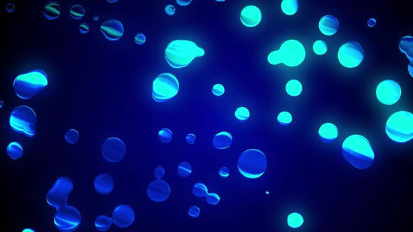 Abstract Futuristic Glow Fluid Background