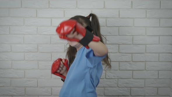 Girl in Boxing