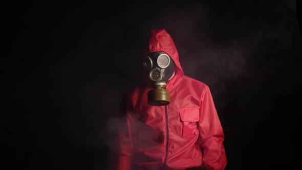 Stalker in Red Chemical Protection