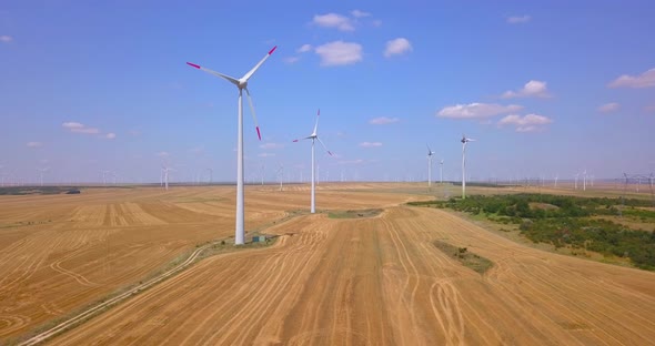 Aerial View of Wind Mills Farm Park