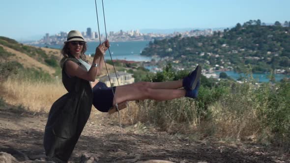 Girl on a Swing