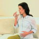 Beautiful Pregnant Brunette Drinking Water - VideoHive Item for Sale