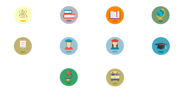 School Animated Icons PACK 1