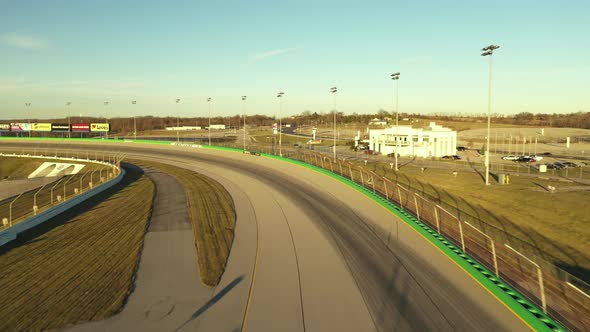 Drone shot Kentucky Speedway USA 4k footage