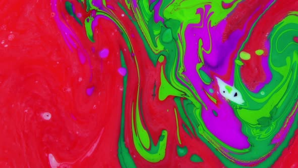 Color Explosion Abstract Vivid Art Painting Texture
