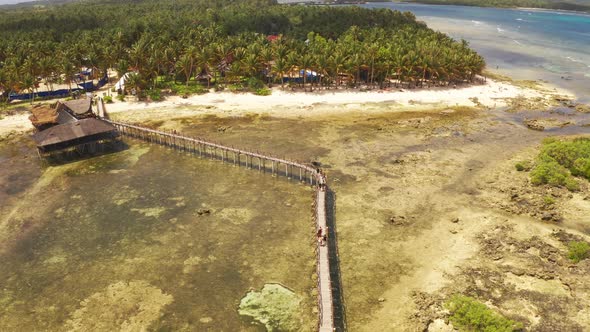 People Going To the Sufr Tower at Cloud 9, Siargao, Philippines