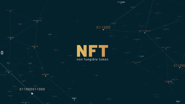 Nft non fungible token Cryptocurrency 4K