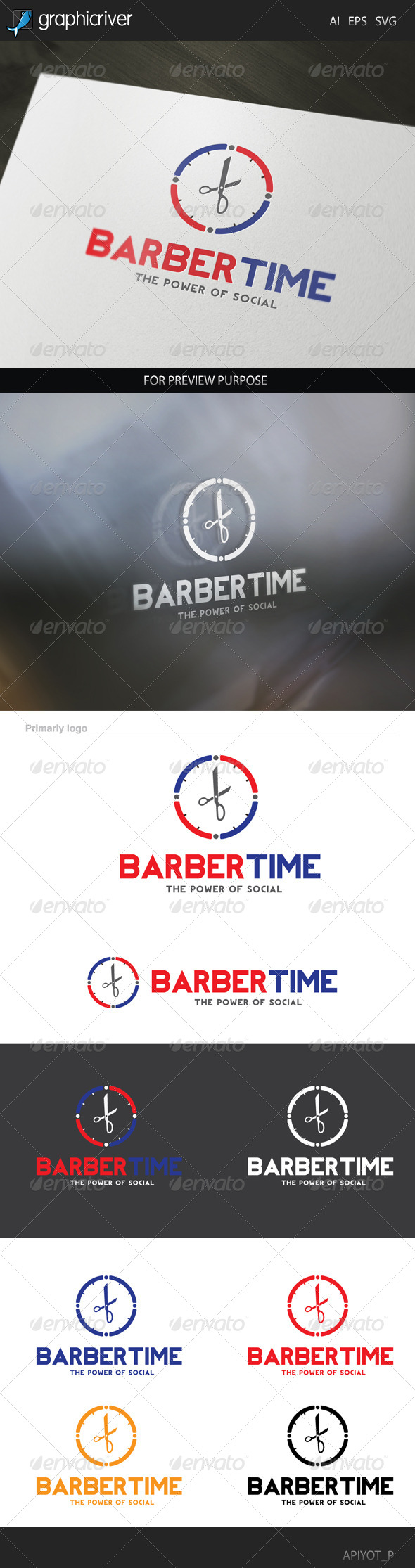Barber Time Logo