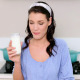 Beautiful Brunette Drinking A Glass Of Milk - VideoHive Item for Sale