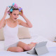Young Model In Hair Rollers Using Digital Tablet 2 - VideoHive Item for Sale