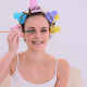 Young Model In Hair Rollers Brushing Her Eyebrows - VideoHive Item for Sale