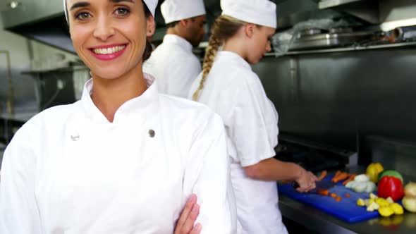 Portrait of chef with arms crossed