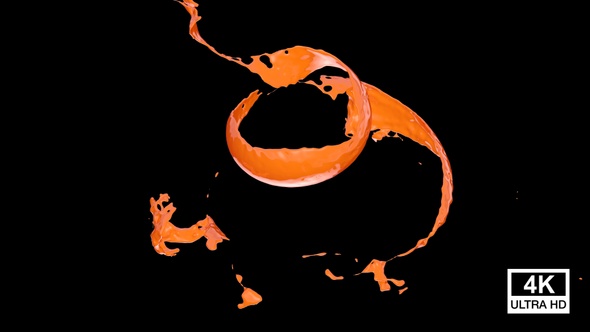 Twisted Orange Juice Splash V5 4K alt