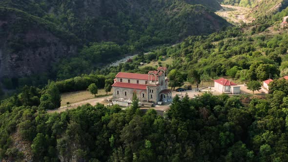 Greek Orthodox Church in Mountains