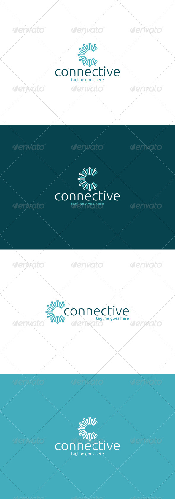 Connective Logo — Letter C