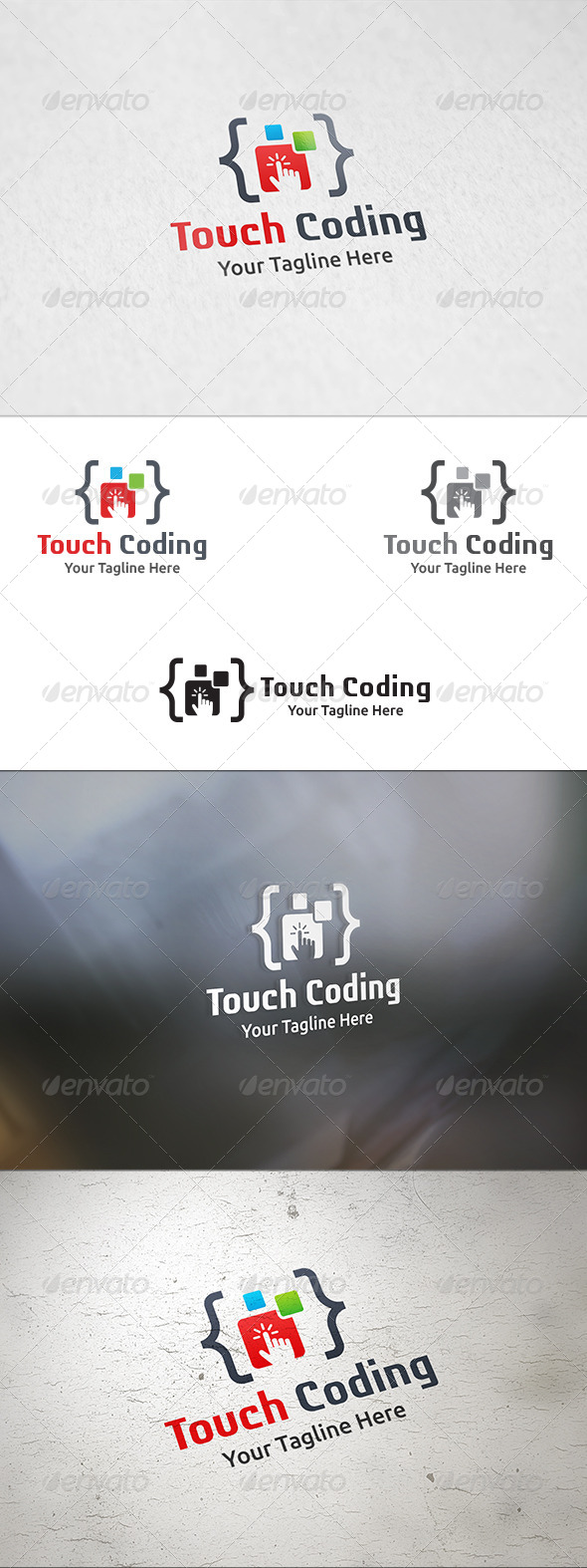 Touch Coding - Logo Template
