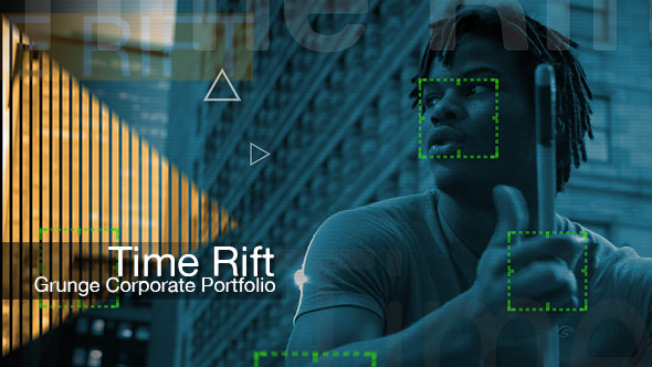 Time Rift - Grunge Corporate Portfolio