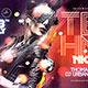Techno Night Party Flyer - GraphicRiver Item for Sale