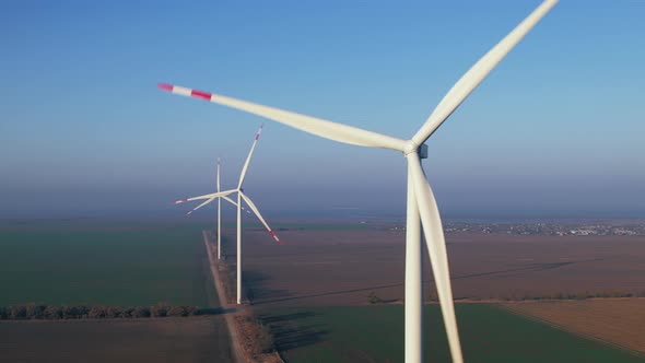 Wind Machines with Powerful Propellers Operate in Field