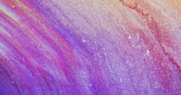 Sparkling Fluid Texture Glitter Ink Flow Purple