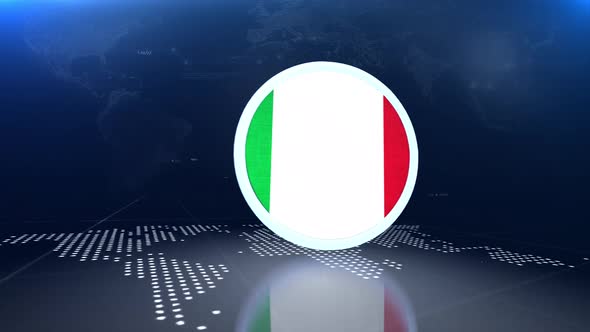 Italy Flag Transition