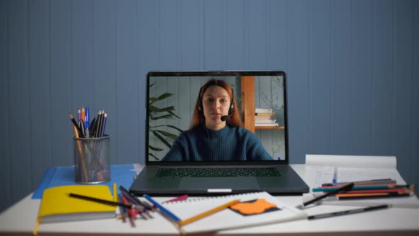 Video Communication Online Via a Laptop