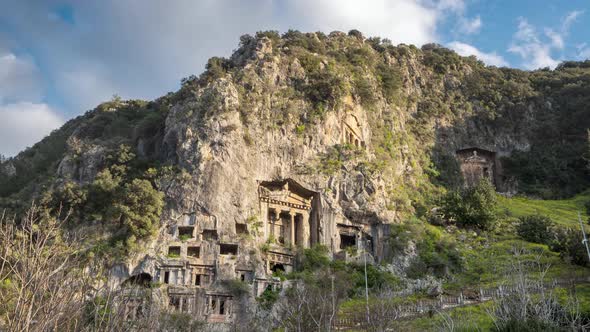 Fethiye Rock graves Amyntas tomb