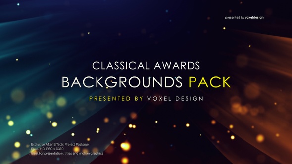 Cinematic Classical Awards Backgrounds