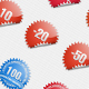 Glossy Shopping Sticker Icons - GraphicRiver Item for Sale