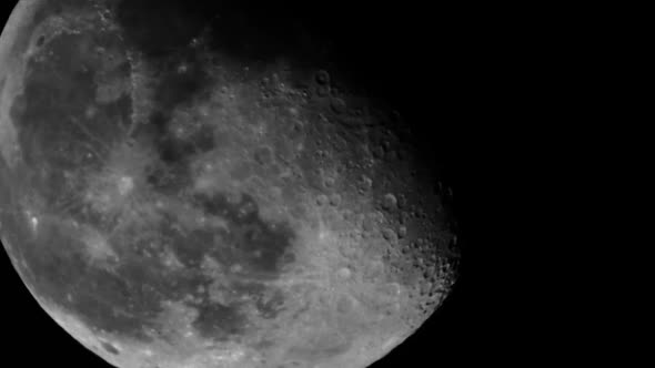 Moon Close-up. Planet Satellite.