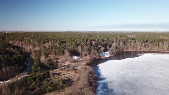 Spring Landscape Of Shevino Lake 23