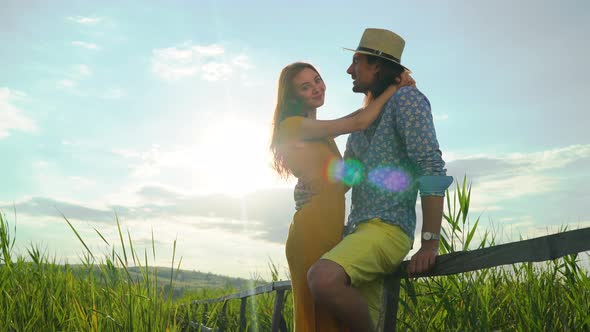 Couple on a sunny day