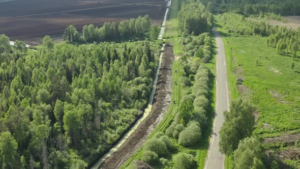 Aerial View of Railway