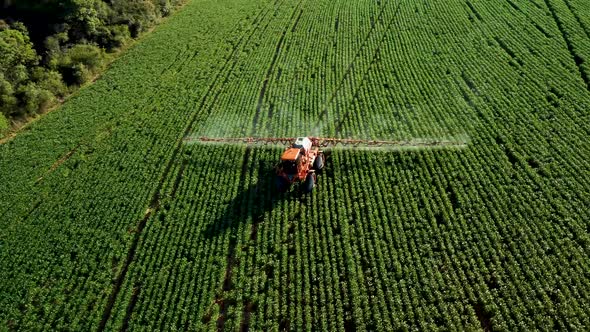 Pulverizer in soy Field 8