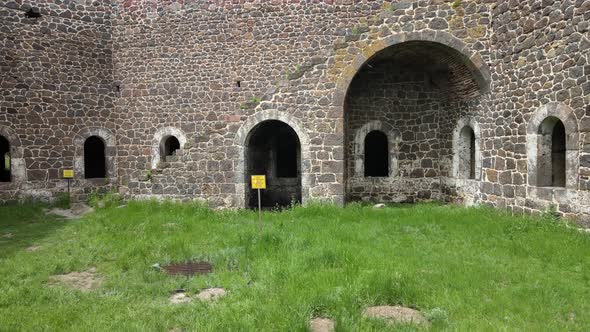 ancient castle wall in ERZURUM