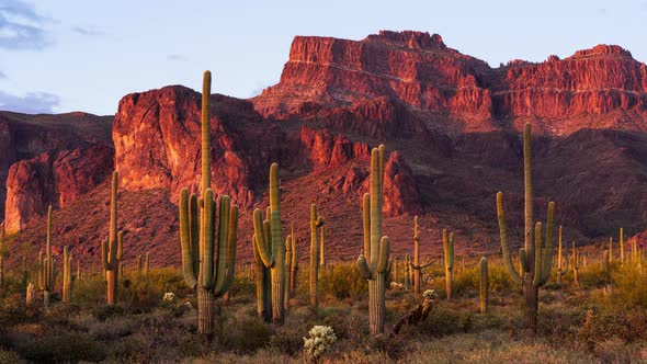 Superstition Mountains Sunset