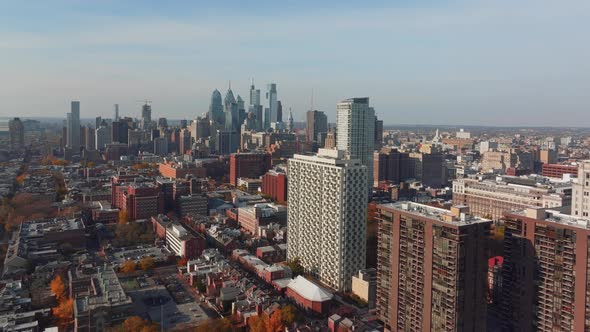 The outskirts of Philadelphia's Center City