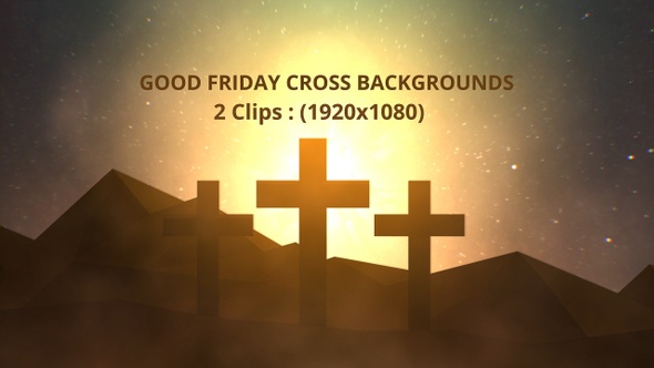 Good Friday Cross Background