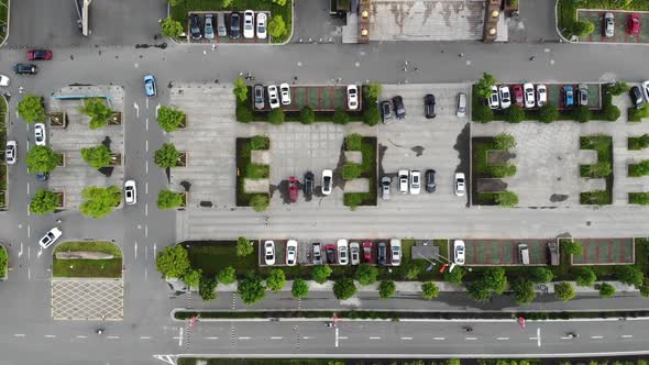 Aerial Shots Of Urban Roads In Zhejiang Province 