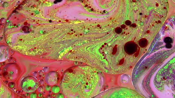 Color Explosion Abstract Vivid Art Painting Texture alt