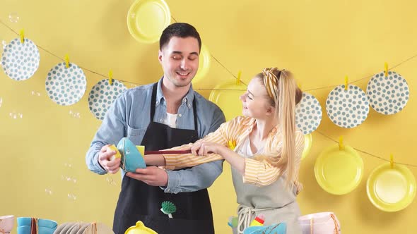 Hardworking Young People Is Ready To Help You To Clean Your Kitchen