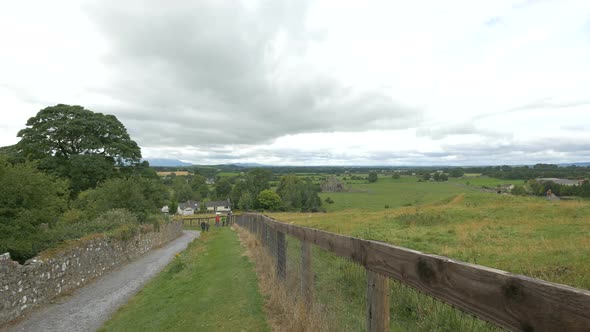 Path down a hill