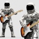 Astronaut Playing Electric Guitar - VideoHive Item for Sale